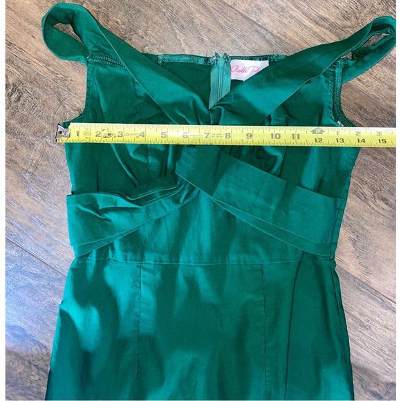 Women’s Slim Fit Hips-Wrapped Vintage Dress Mermaid Hemline - Picture 5 of 9